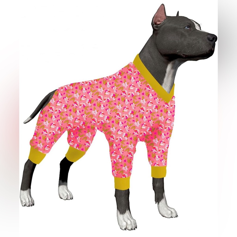 LovinPet Dog Onesies for Medium Dogs, Post Operative Protection Dog Pajamas, XXL